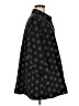 Comfy U.S.A. Polka Dots Black 3/4 Sleeve Button-Down Shirt Size M - photo 4