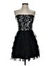 Delia's 100% Polyester Stars Black Cocktail Dress Size S (estimated) - photo 1