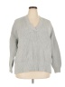 Ann Taylor LOFT 100% Cotton Gray Pullover Sweater Size XXL - photo 1