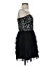 Delia's 100% Polyester Stars Black Cocktail Dress Size S (estimated) - photo 4