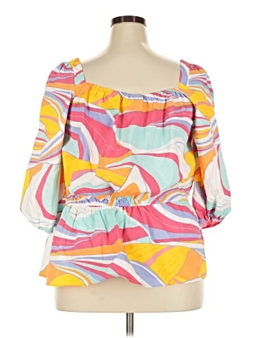 Ashley Stewart 3/4 Sleeve Blouse (view 2)