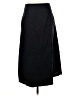 Halston Solid Black Casual Skirt Size 4 - photo 1