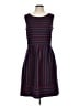 Merona Stripes Blue Casual Dress Size L - photo 1
