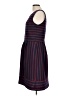 Merona Stripes Blue Casual Dress Size L - photo 5