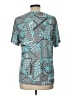 Links Teal Short Sleeve Blouse Size L - photo 2