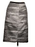T Tahari Chevron-herringbone Gray Formal Skirt Size 10 - photo 1
