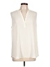 Talbots 100% Polyester Ivory Sleeveless Blouse Size L - photo 1