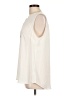 Talbots 100% Polyester Ivory Sleeveless Blouse Size L - photo 5