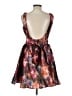 Katia Rae Print Brown Cocktail Dress Size L - photo 2