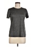 Brooks 100% Polyester Tweed Gray Active T-Shirt Size M - photo 1