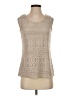 Susan Graver 100% Polyester Tan Sleeveless Top Size XXS - photo 1