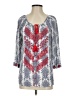 THML 100% Rayon Gray 3/4 Sleeve Blouse Size XS - photo 1