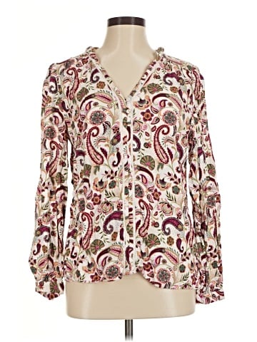 Ann Taylor LOFT Long Sleeve Blouse (view 1)