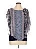 Apt. 9 Blue 3/4 Sleeve Blouse Size L - photo 1