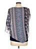 Apt. 9 Blue 3/4 Sleeve Blouse Size L - photo 2