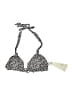 No Boundaries Animal Print Gray Swimsuit Top Size 12 - 14 - photo 1