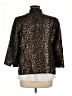 Chico's Animal Print Brown Blazer Size Med (1) - photo 2