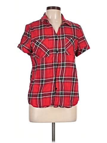 Allegra K Short Sleeve Blouse (view 1)