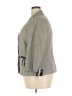 Sweet Suits 100% Polyester Houndstooth Gray Blazer Size 18 - photo 5