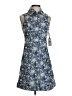 Kensie Paisley Blue Cocktail Dress Size 0 - photo 1