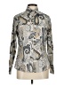 ETRO Paisley Silver Long Sleeve Blouse Size EU (IT) 44 / US 8 - photo 1