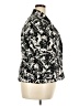 Coldwater Creek 100% Cotton Print Black Ivory Blazer Size 20 - photo 4