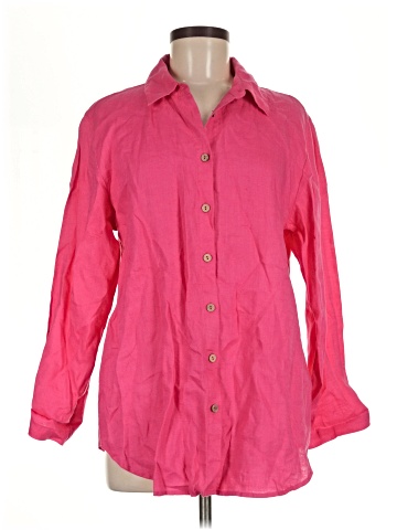 Soft Surroundings 3/4 Sleeve Button-Down Shirt (view 1)
