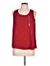 Freebird 100% Polyester Red Sleeveless Top Size L - photo 1
