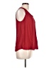 Freebird 100% Polyester Red Sleeveless Top Size L - photo 4
