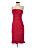 Cache 100% Silk Red Cocktail Dress Size 4 - photo 1