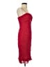 Cache 100% Silk Red Cocktail Dress Size 4 - photo 4