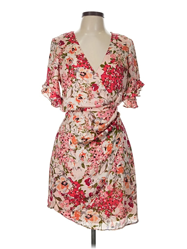 Pre-owned Saints + Secrets Cocktail Dress In Pink