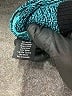 misook Chevron-herringbone Teal Blazer Size S - photo 8