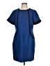 Boden Tweed Blue Casual Dress Size 12 - photo 1