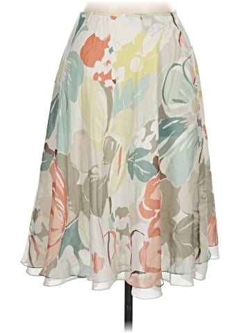 Linda Allard Ellen Tracy Silk Skirt (view 2)