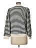 The Great. Stripes Silver Pullover Sweater Size Lg (3) - photo 2