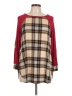 emerald Burgundy 3/4 Sleeve Blouse Size L - photo 1