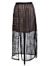 Topshop 100% Polyester Black Casual Skirt Size 8 - photo 1