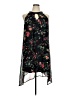 AB Studio 100% Polyester Floral Black Casual Dress Size XL - photo 1