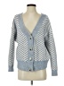FRNCH Chevron-herringbone Blue Cardigan Size Sm - Med - photo 1