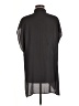 Leith 100% Polyester Black Short Sleeve Blouse Size M - photo 2