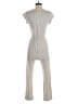 Caution to the Wind Metallic Gray Jumpsuit Size S - photo 2