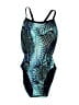 Speedo Graphic Blue One Piece Swimsuit Size Sm (32) - photo 1