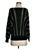 Trina Turk Stripes Black Wool Pullover Sweater Size S - photo 1
