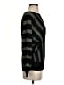 Trina Turk Stripes Black Wool Pullover Sweater Size S - photo 4