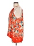 Collective Concepts 100% Polyester Orange Sleeveless Blouse Size L - photo 5