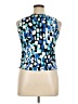 Perceptions Blue Sleeveless Blouse Size 14 - photo 2