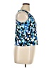 Perceptions Blue Sleeveless Blouse Size 14 - photo 4