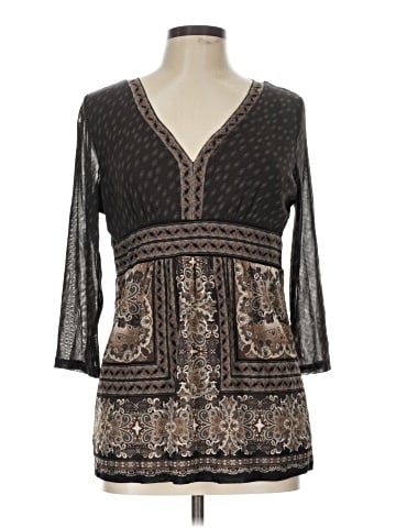 Axcess 3/4 Sleeve Blouse (view 1)