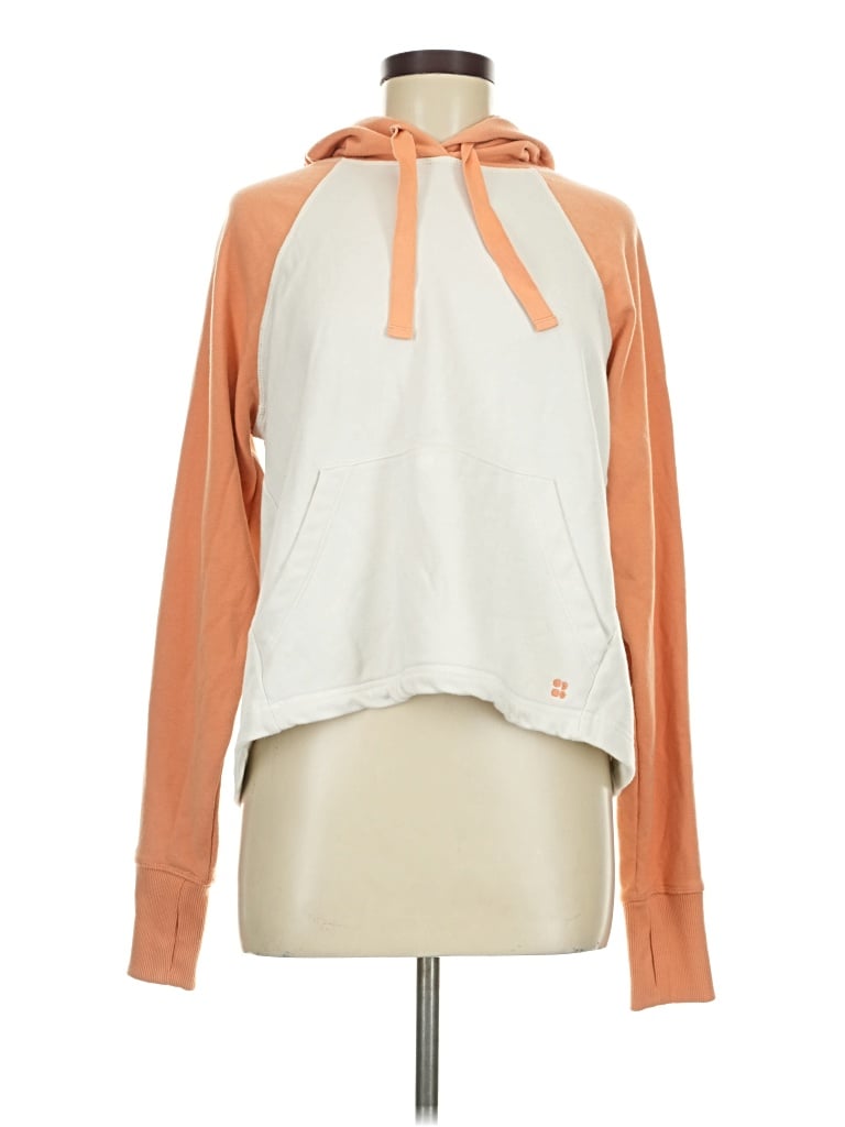Sweaty Betty Sweatshirt: Orange Tops - Size 6